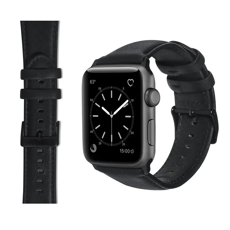 Многоцветный масляный воск кожаный ремешок для Apple Watch 3 2 1 42 мм 38 iWatch 5 4 40 44 модный