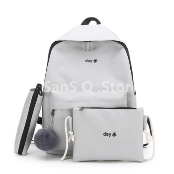 

Style Women Backpack Korea Trend Female College Students Back Pack Schoolbag For Teenager Girls Letter Printing Girls Knapsack