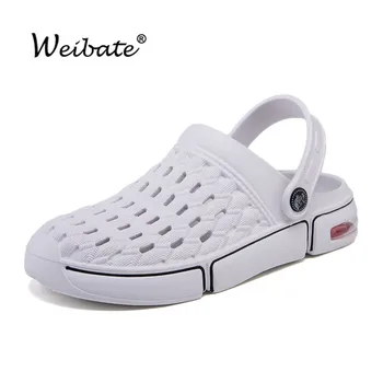 

WEIBATE 2020 Summer Shoes Woman Ladies Beach Women Flat Sandals Rubber Clogs Female Eva Sandalias Unisex Hole Shoe Sandle