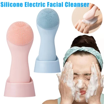 

High Quality Immaculate Facial Carer Silicone Facial Cleaning Brush Electric Face Washer for Girl Women