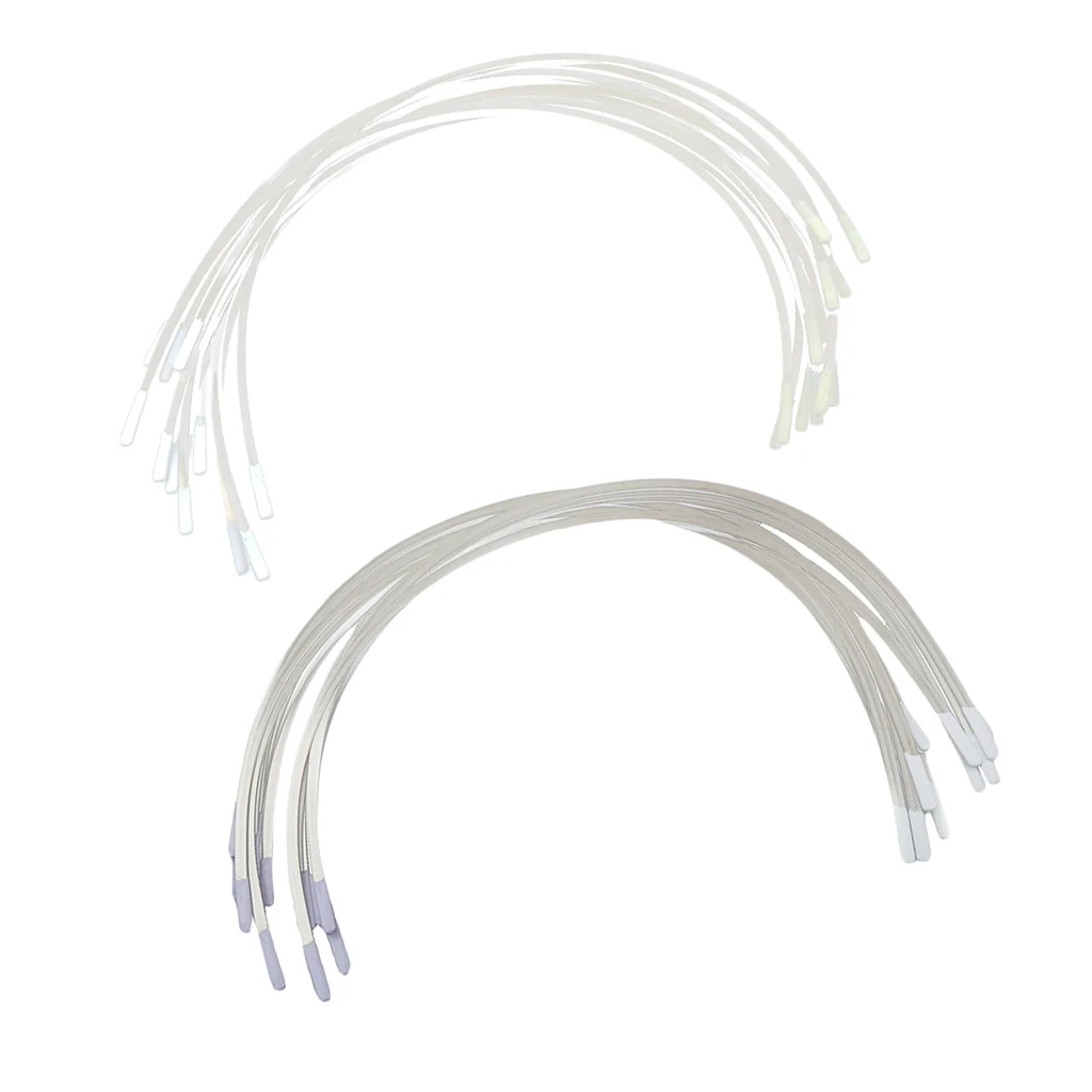 12 Pairs Women Ladies Metal Bra Under Wires Stainless Steel Bra Wire Cup D E