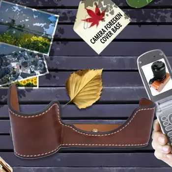 

Pu Leather Half Case For Sony Ilce-7Ii A7Rii A7Mii Digital A7Ii Camera Brown Black Coffee Durable Portable