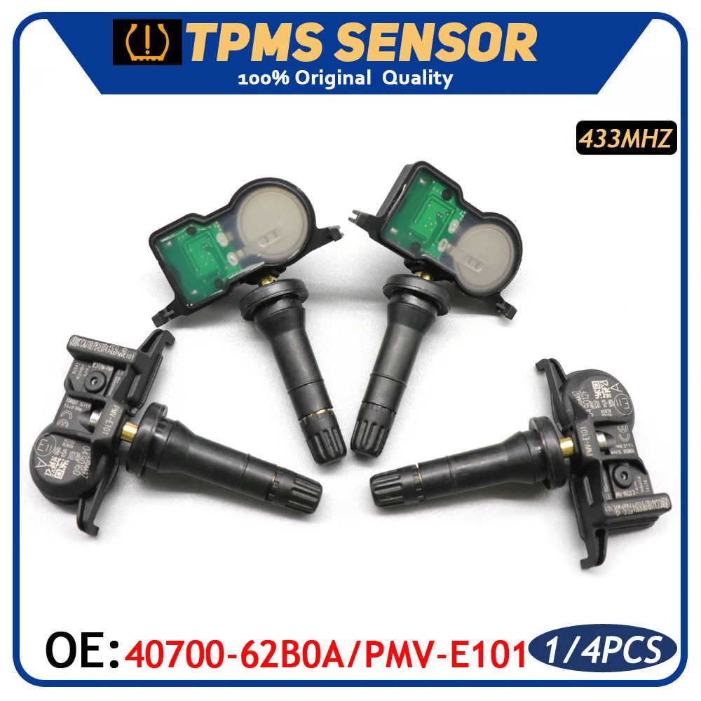 PMV-E101 система контроля давления в шинах датчик TPMS для Nissan QX50 Titan 2016-2019 433 МГц 40700-62B0A
