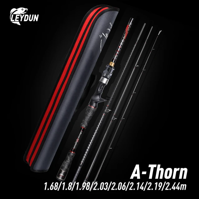 LEYDUN A-THORN Spinning 4 Section Fishing Rods High Quality Guide