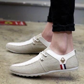 

New Fashion Men Flats Light Breathable Shoes Shallow Casual Shoes Men Loafers Moccasins Man Sneakers Peas Zapatos Hombre Shoes