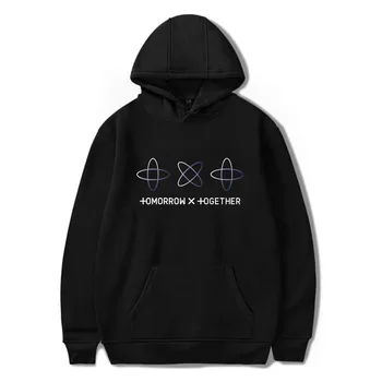 

Kpop Fashion Coat TOMORROW X TOGETHER Hoodie Sweatshirts Men Women Long Seelve Hoodies Casual Pullovers Clothes