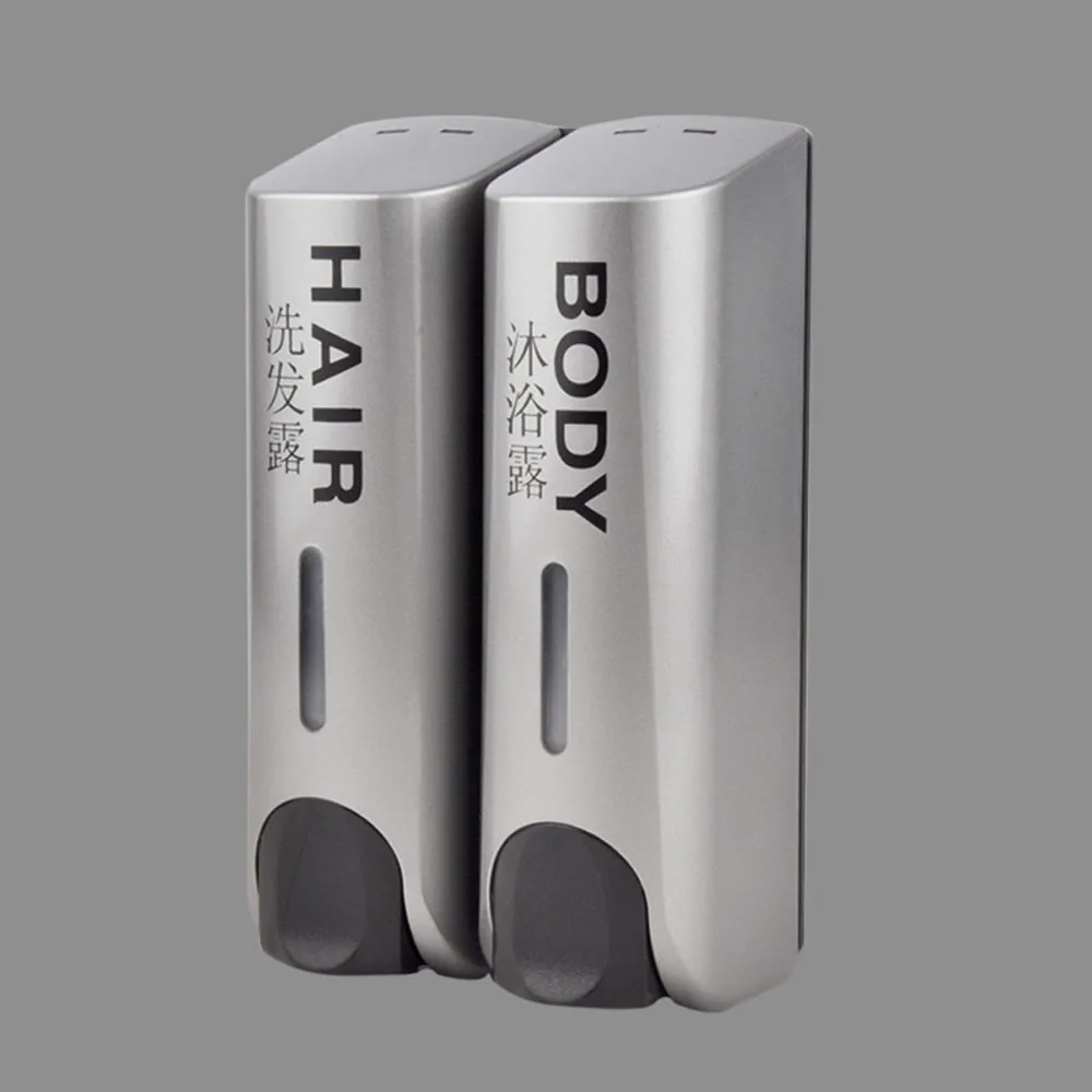 350ml×2 дозатор для дома, отеля, ванной комнаты, душевой комнаты, настенный дозатор для лосьона, дезинфицирующее средство для рук, дозатор
