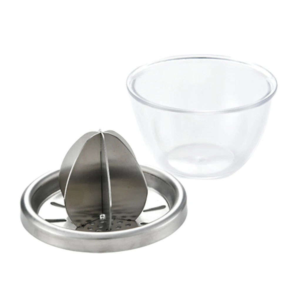 Portable Stainless Steel Fruits Orange Lemon Non-slip Squeezer Manual Juicer Kitchen Tool New Made from high quality stainless