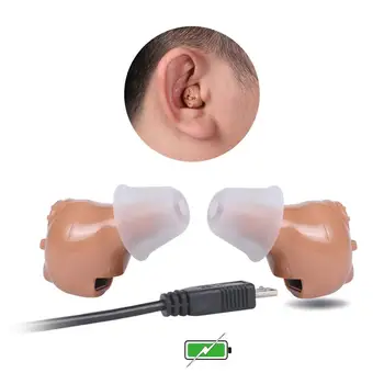 

MicroEar Hearing Aid Rechargeable Mini Hearing Aids for Deaf People Ear Aid Device Hearing Sound Collector Drop Shipping