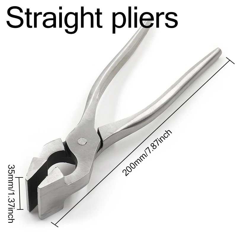 RX347-Straight clamp Кожаный зажим для регулировки края плоскогубцы зажим для сумки кожаная сумка для изготовления плоскогубцев DIY ручные инструменты фиксированный зажим плоскогубцы - Цвет: RX347-Straight clamp