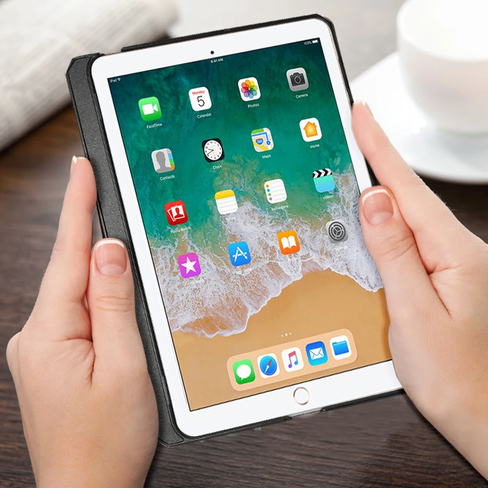 Для iPad Pro 10,5 дюймов планшет американская Bluetooth клавиатура съемный кожаный чехол Магнитная адсорбционная клавиатура