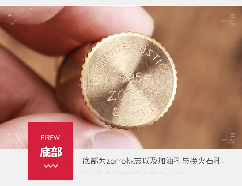 Зажигалка Зоро креативный Xiaogang пистолет измерительная поверхность зажигание Ретро шлифовальный круг личность керосин Зажигалка для бойфренда