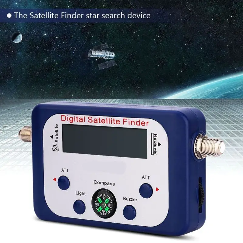 Универсальный GSF-9506 цифровой спутниковый искатель ТВ сигнальный спутник Finder мини Антенна спутниковая с ЖК-экраном дисплей для ТВ