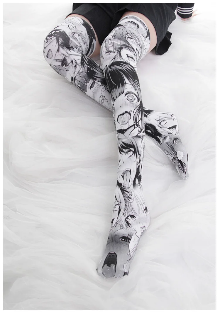 Prowow Anime Cosplay Printed Stockings Lolita Gothic Velvet Overknee Tights Socks Women Girls Long Knee Sexy Costume -Zentai shop online H4d99feb6b62a42cf93b14d421b45d3efK.jpg