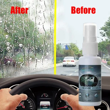 

30ml Anti-Fog Agent Waterproof Rainproof Anit-Fog Spray Car Window Glass Bathroom Cleaner Car Cleaning Car Accessories
