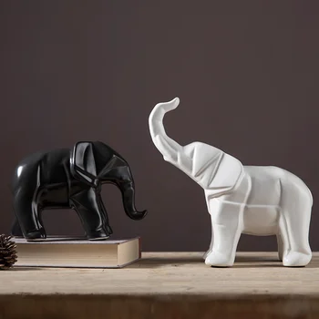 

Elephant Modern Decoration Nordic Creative Decoration Living Room Elephant Figurine Hogar Moderno Home Decoration W