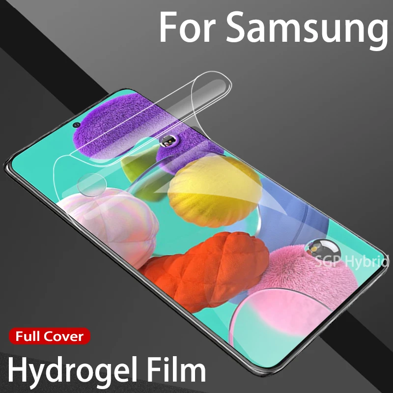 Мягкая защитная пленка для Samsung Galaxy A71 A51 Гелевая защиты экрана на не