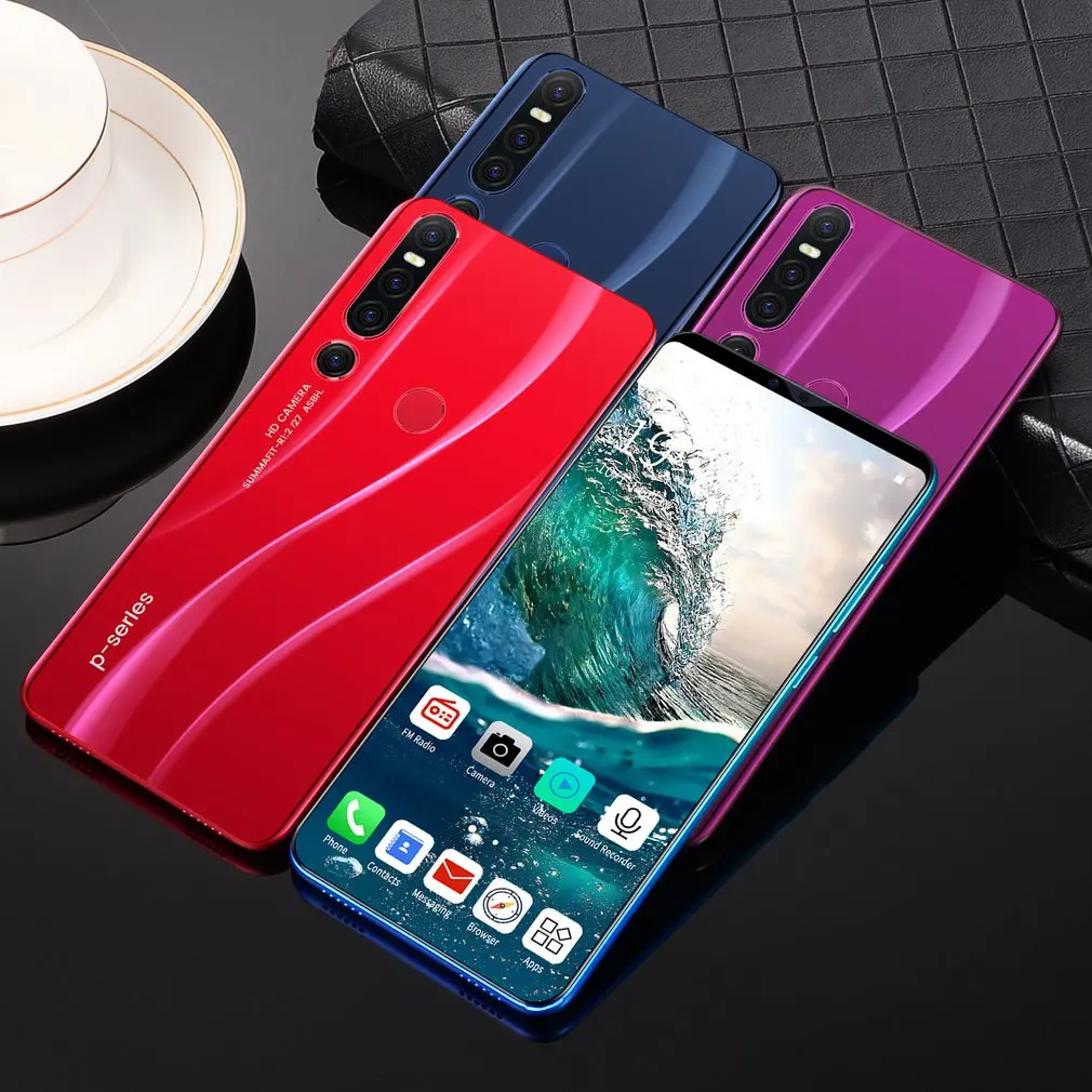 Новый P46 pro смартфон 1 Гб + 8 сотовая связь Android 9 Handphone Core 6 дюймовый мобильный