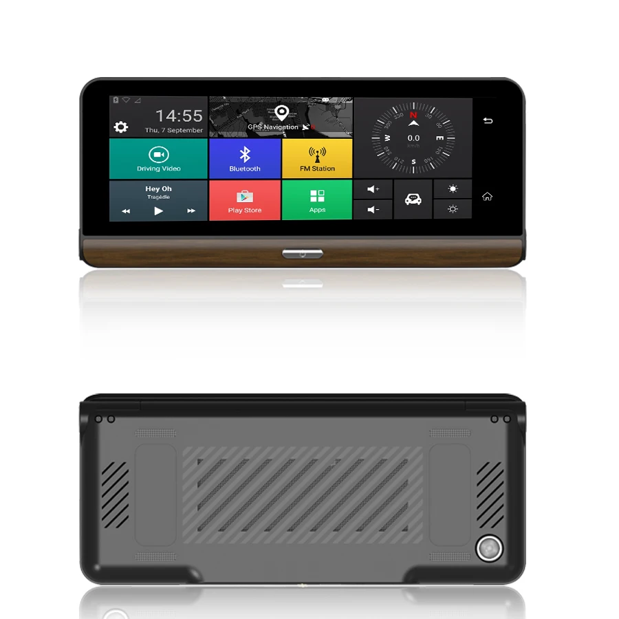Anfilite E31 4G Автомобильная камера gps 7," Android 5,1 Автомобильные видеорегистраторы wifi 1080P видео регистратор видеорегистратор парковки мониторинг