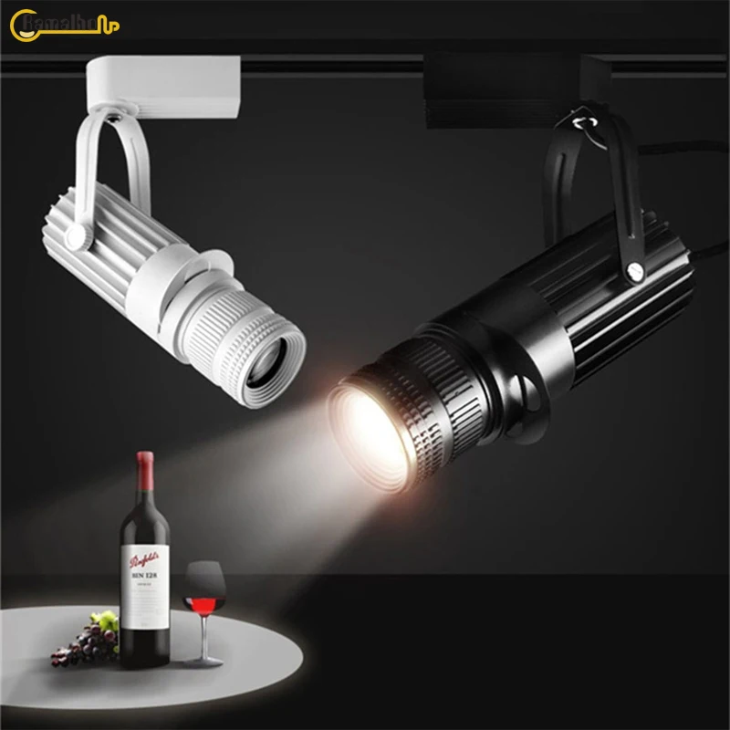 

Theater Stage Zoom Spotlights led spotlights projection zoom in out adjustable focus track lights Industrial Logo lighting lamp