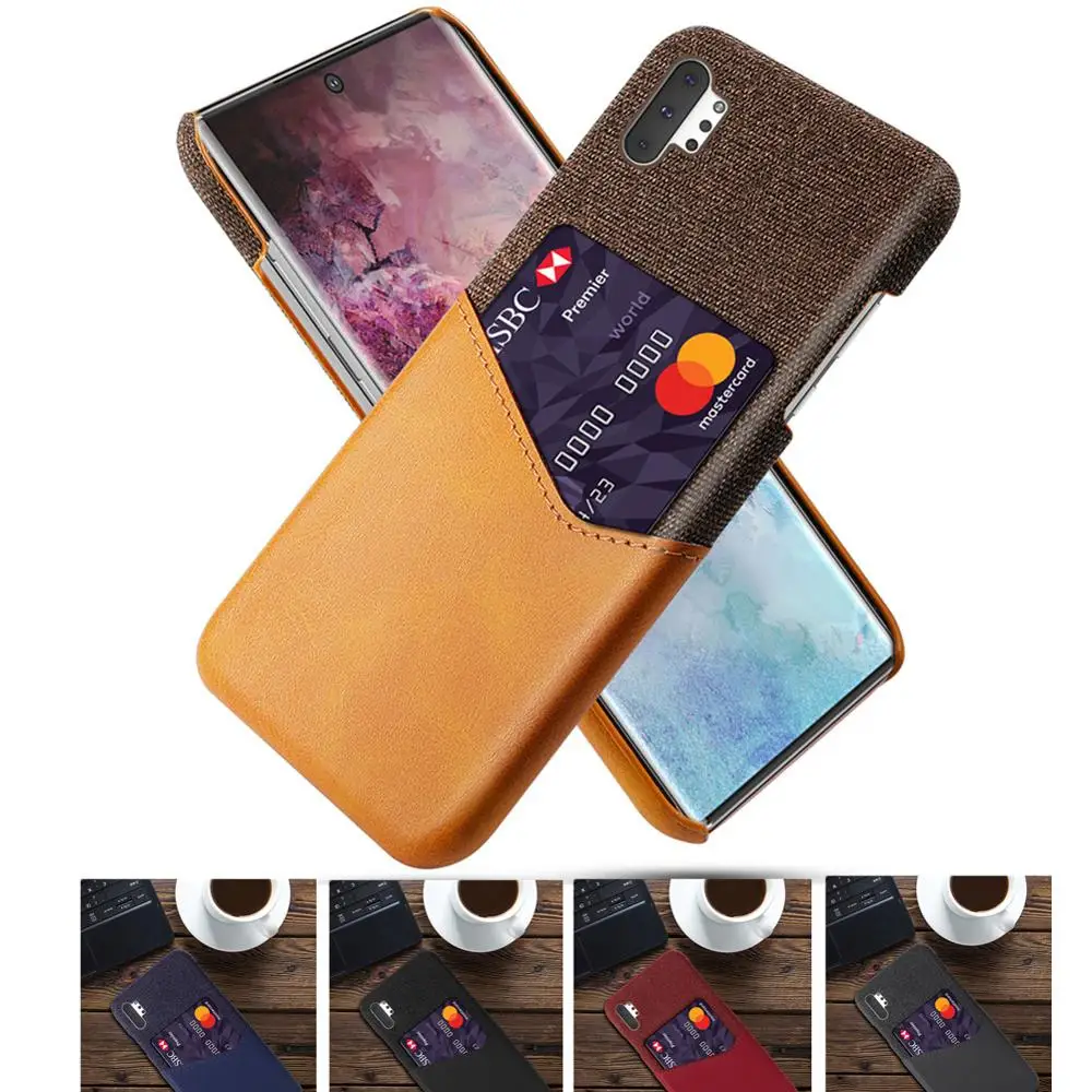 

Business Case for Samsung Galaxy Note 10+ 5G Note10 Slim Card Slots Cases For Samsung Note 10 Note 10plus Note 10 Plus Fundas