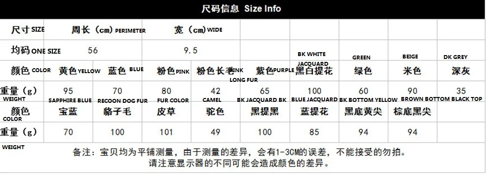 P0202 модный цвет шерсть Heardwear осень и зима аксессуары Теплые женские повязки на голову
