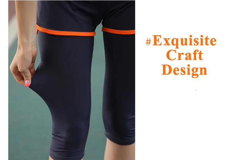 Yoga Leggings Women Shorts High Elasticity Sports Cropped Pants Quick Dry Gym Running Capris Fitness Tights (8)