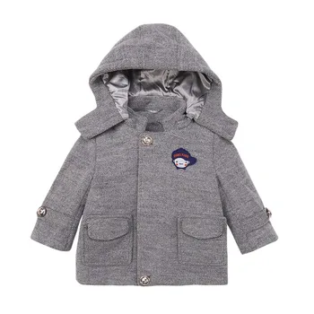 

Hot Children's Warm Woolen Coat Children Coats New Winter Boys Thick Casual Outerwear Kids Clothing 1-5Y A1