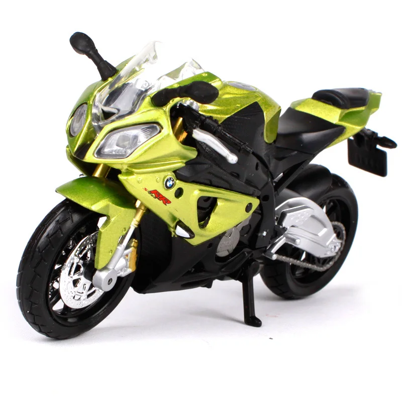 Maisto 1/18 1:18 Масштаб BMW S 1000 RR мотоциклы литье под давлением дисплей модели подарок на день рождения игрушка для мальчиков детей - Цвет: BMW S 1000 RR