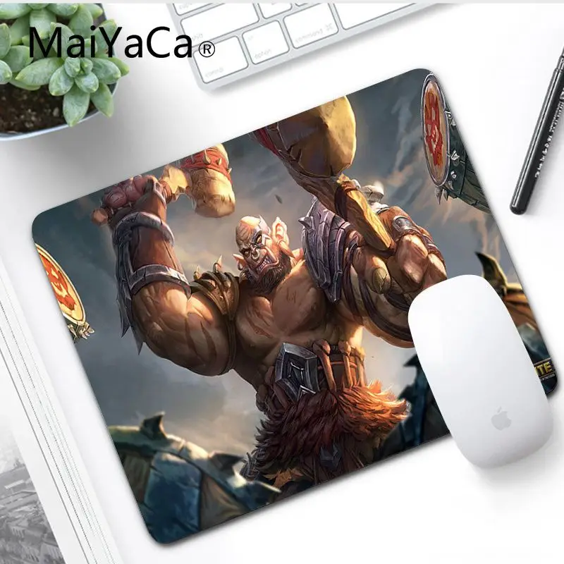 No LockEdge 25x29cm MaiYaCa Забавный Hearthstone Противоскользящий прочный силиконовый компьютерный коврик большой коврик для мыши Lockedge компьютерный коврик для ПК - Цвет: No LockEdge 25x29cm