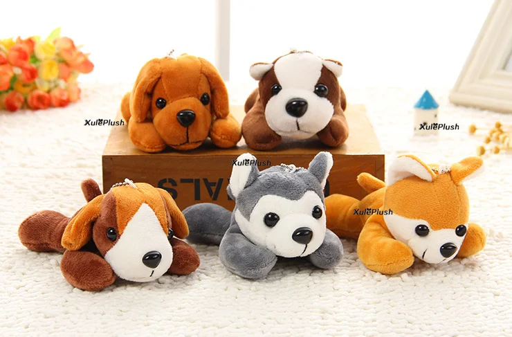 7-10 см. Cutel Husky Dog плюшевые мягкие игрушки, детский подарок собака плюшевая игрушка брелок для ключей кукла