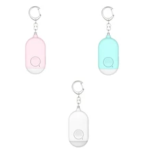 Alarme personnelle Portable, son sûr, 130db, Rechargeable, avec porte clés, lampe de poche LED