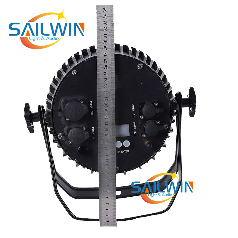 Sailwin ЕС 9 шт. 18 Вт 6в1 RGBAW УФ IP65 водонепроницаемые диоды питающиеся от батареек беспроволочные par cветильники для DMX сценическое мероприятие освещение