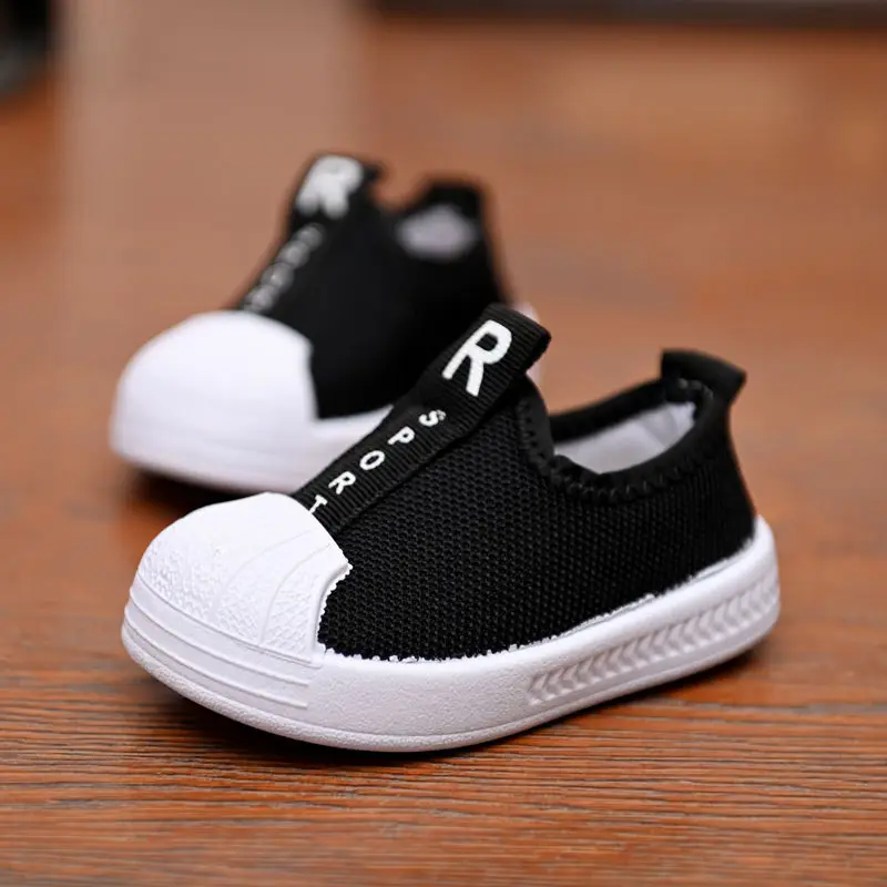 

OKOUFEN Summer Children'S Fashion Shoes Mesh Light Breathable Flats Shoes For Kids Boys Girls A Pedal Lazy Shoes Outdoor