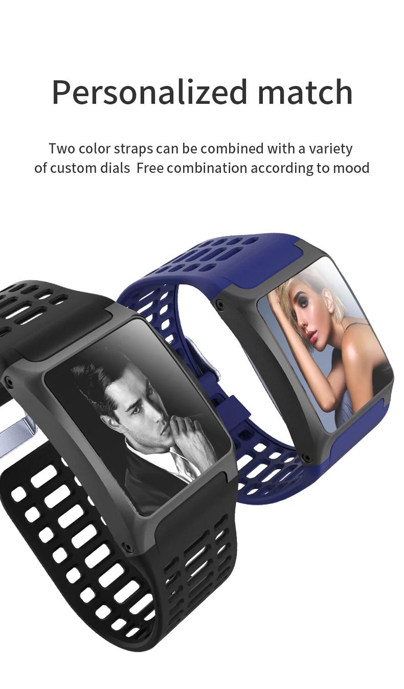 

RGTOPONE Z01 Smart Watch Men Women Screen Image Display Heart Rate Monitor Fitness Tracker Bracelet Waterproof Wristband Clock