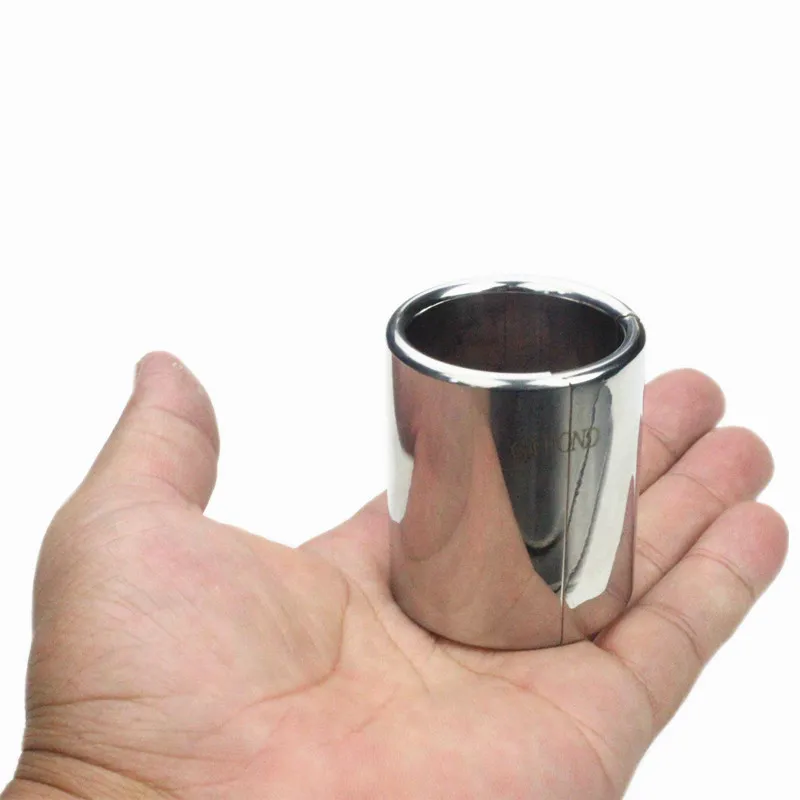 Бесплатная доставка 4 размера мошонки кулон ультра-тонкий Нержавеющая сталь для