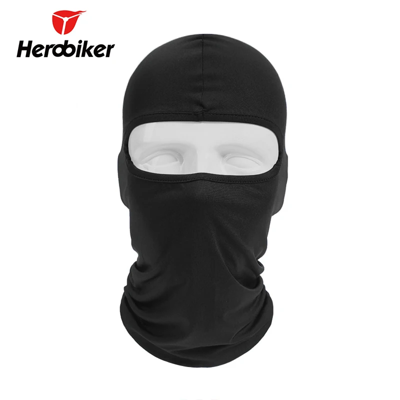 HEROBIKER Nuova Moto Viso Maschera Балаклава Viso Scudo Biker Ski Viso Maschera Moto Antivento Lycra Moto дышащая Maschera