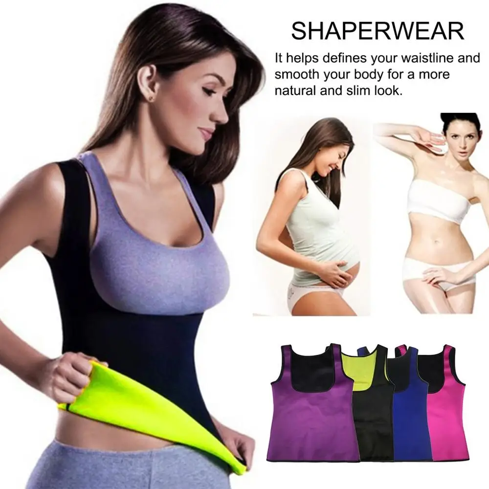 

Droppingshop Neopreen Zweet Sauna Body Shapers Vest Taille Trainer Afslanken Vest Shapewear Gewichtsverlies Taille Shaper Corset