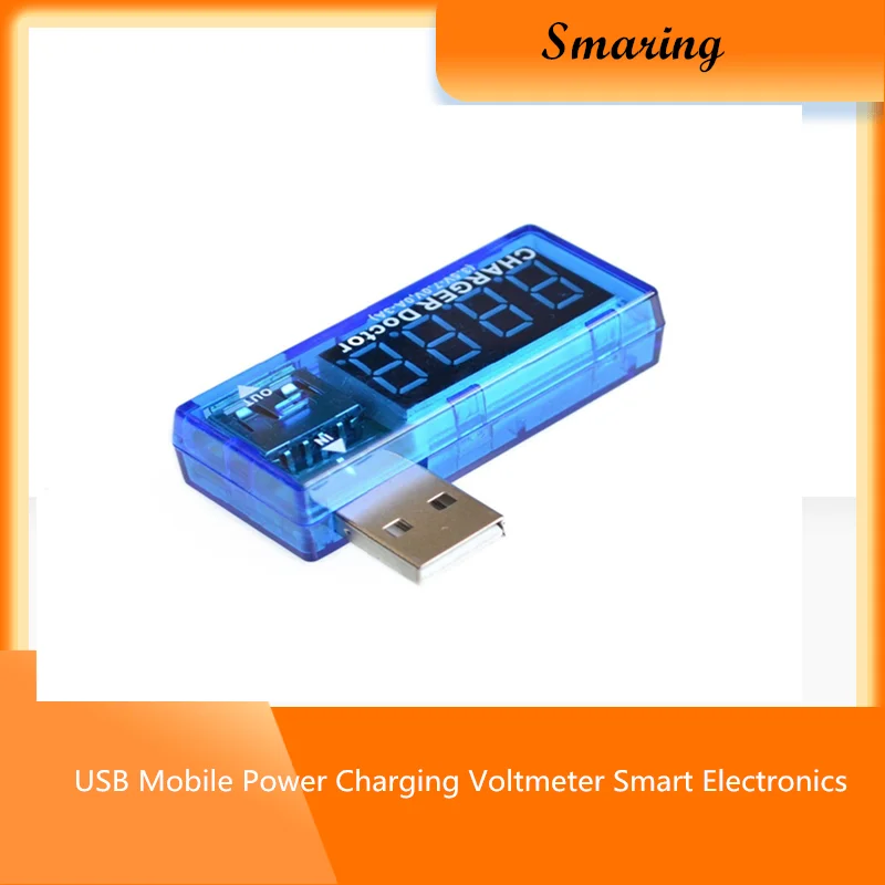 1 шт. USB Мобильный зарядный ток измеритель напряжения умная электроника мини