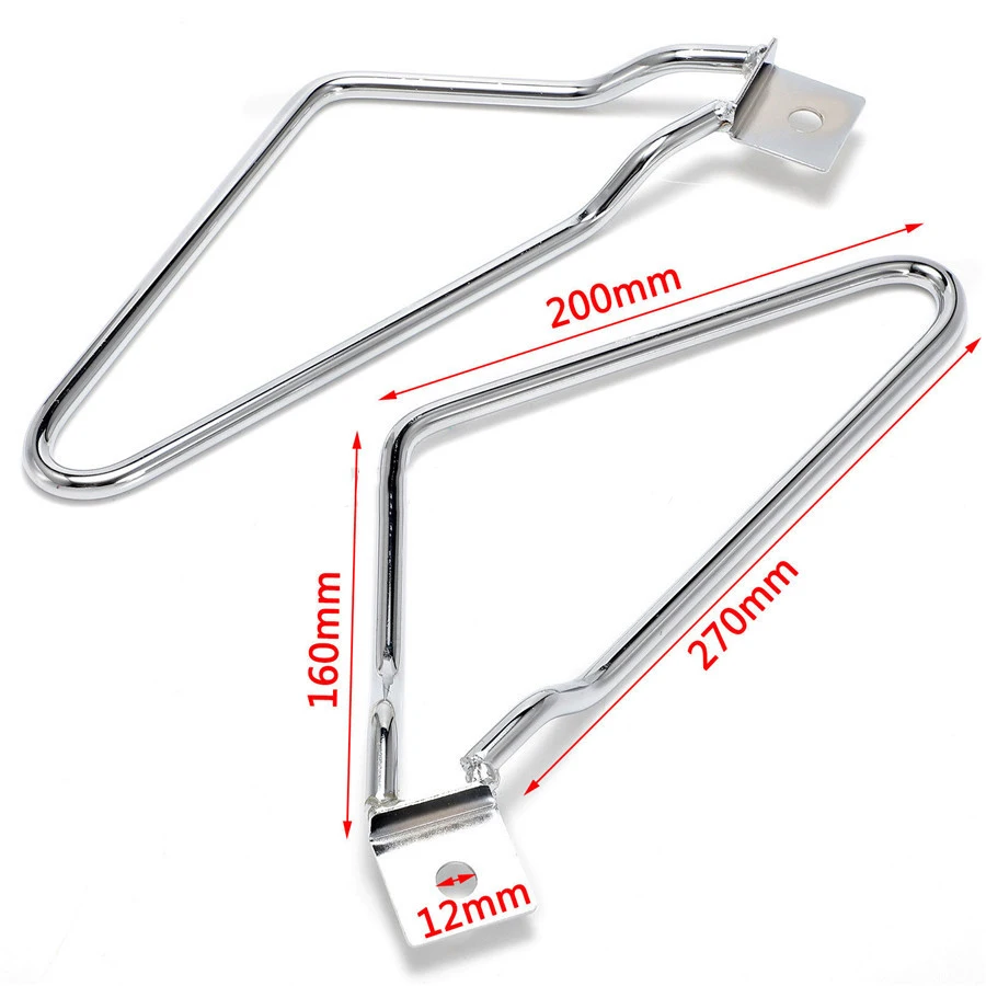 Motorcycle Saddlebag Support Bar Bracket Mount For Harley Sportster 883 Iron XL883N Dyna Fat Bob