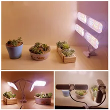 Phytolamp para plantas led crescimento luz para planta de interior flor espectro completo ue eua clipe flexível phyto lâmpada usb e27 led crescer lâmpada