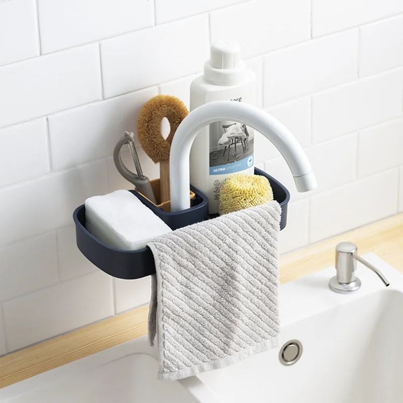 

Kitchen Storage Kitchen Organizer and Storage Faucet Shelf Domestic Sink Table to Hold Drainage Sink without Punching
