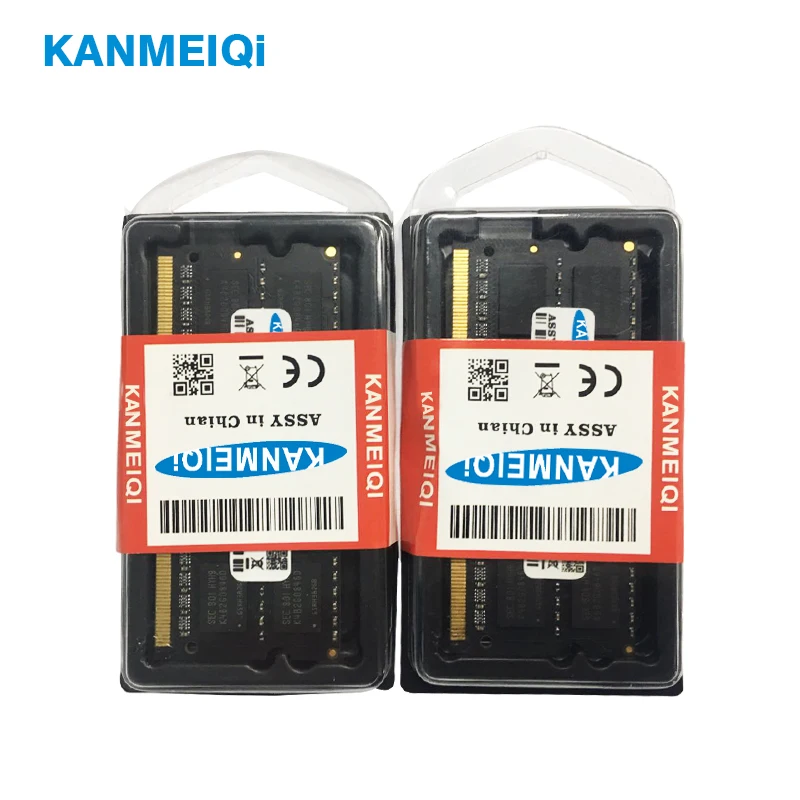 KANMEIQi DDR3 2 ГБ 4 ГБ 8 ГБ оперативная память для ноутбука DDR3L 1333 1600 МГц 1866 МГц 1,35 в 1,5 pin память для ноутбука sodimm Новинка 2G в