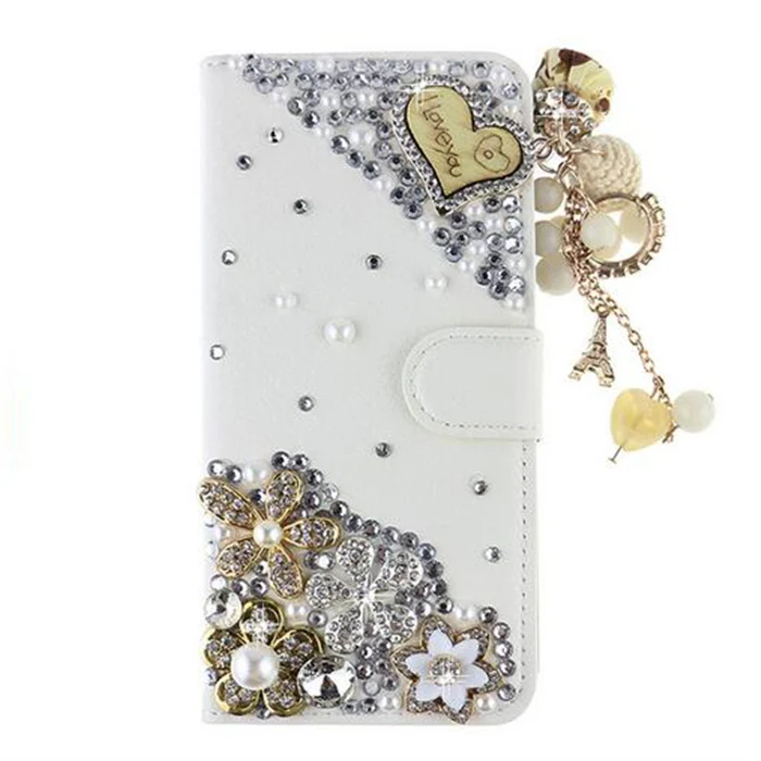 Чехол для iPhone 6S 7 8 Plus X XS MAX XR для samsung S6 S7 S8 S9 10 Note8 Note9 Bling Стразы кошелек чехол Личность Сумка Капа - Цвет: 007