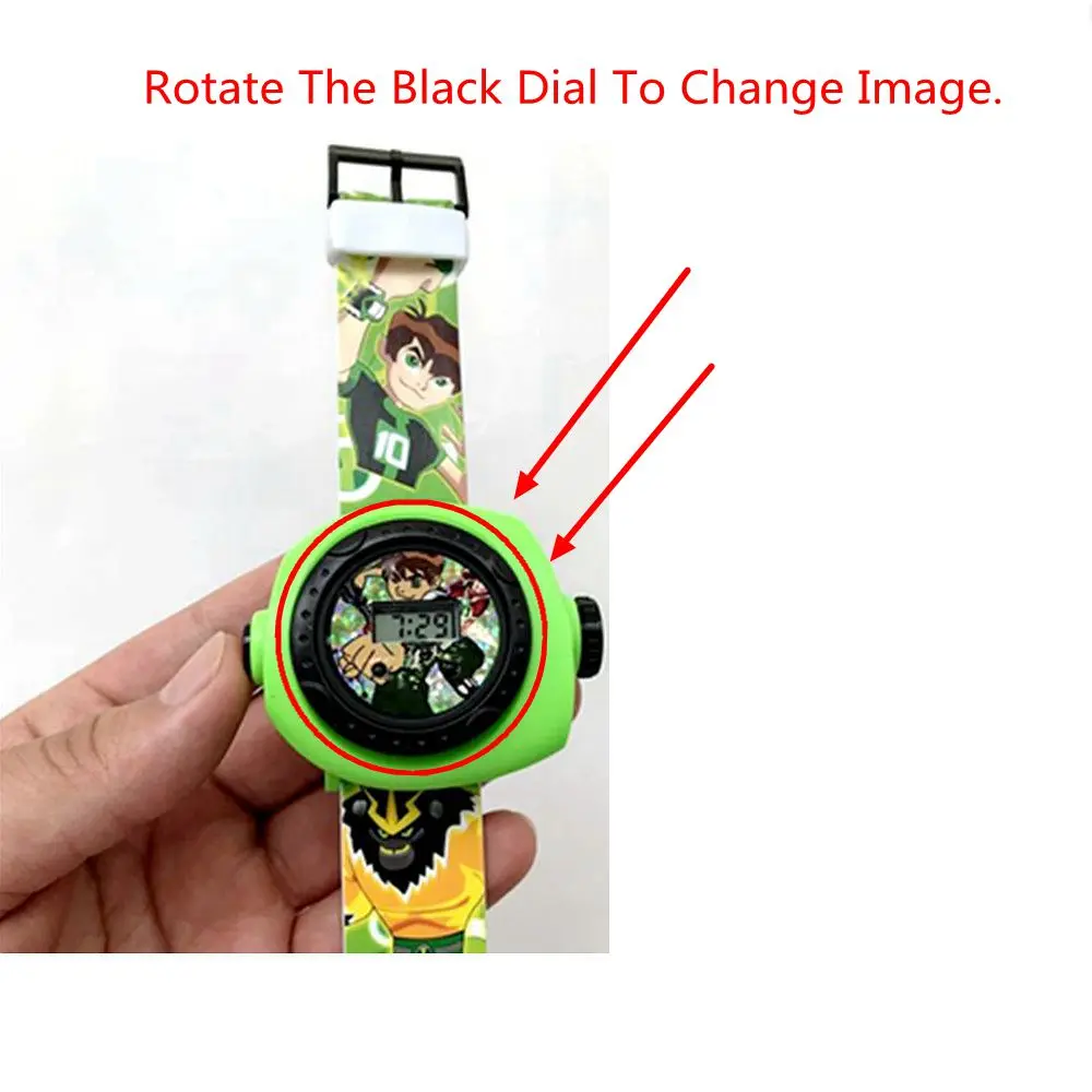 1 шт. Мультяшные цифровые часы Omnitrix Alien Force Boy 10 экшн фигурок четыре руки тепловой