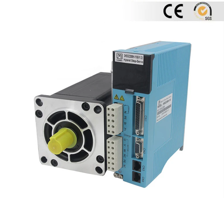 3 фазы NEMA52 35Nm 4956ozf. В замкнутый контур шаговый серводвигатель с тормозом комплект JMC 130J12225EC-2500+ 3HSS2208H с тормозом