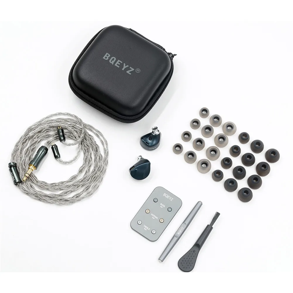 BQEYZ Autumn In-Ear Monitor Wired Earphones HiFi Stereo IEMs Musician Dual Cavity Dynamic Driver Replaceable Tuning Earbuds