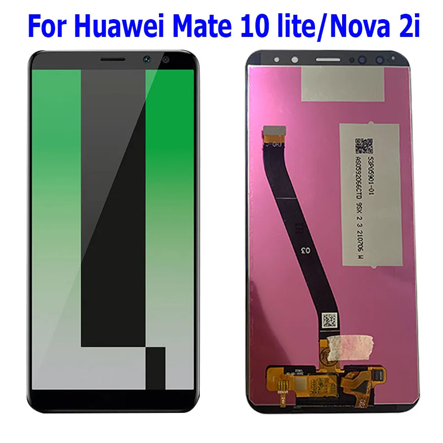 

5.9" Original Display for HUAWEI Nova 2i LCD Touch Screen with Frame For HUAWEI Mate 10 Lite LCD Nova 2i Display RNE-L21 5.9" O