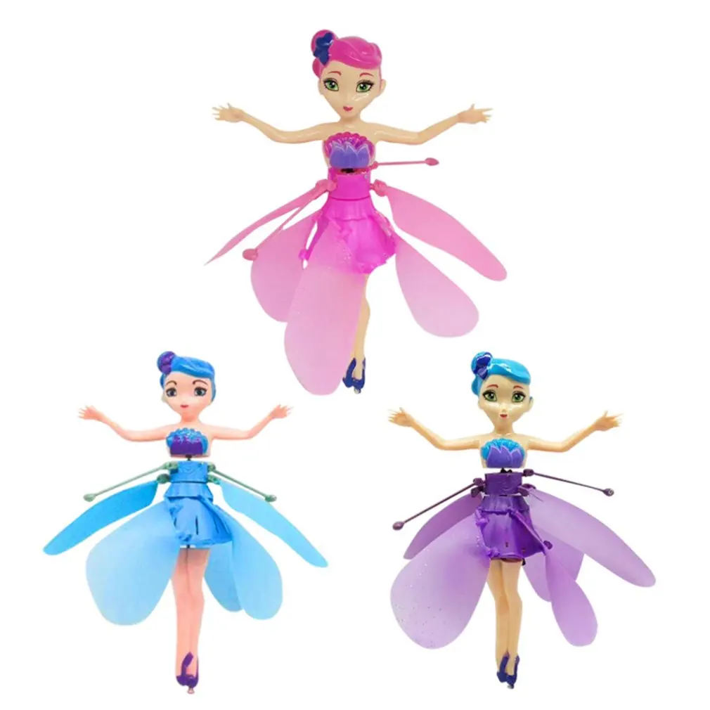

Xiaofeixian Induction Aircraft Toys Flower Fairy Xiaohuangren Suspension Luminous Compact Children'S Toys