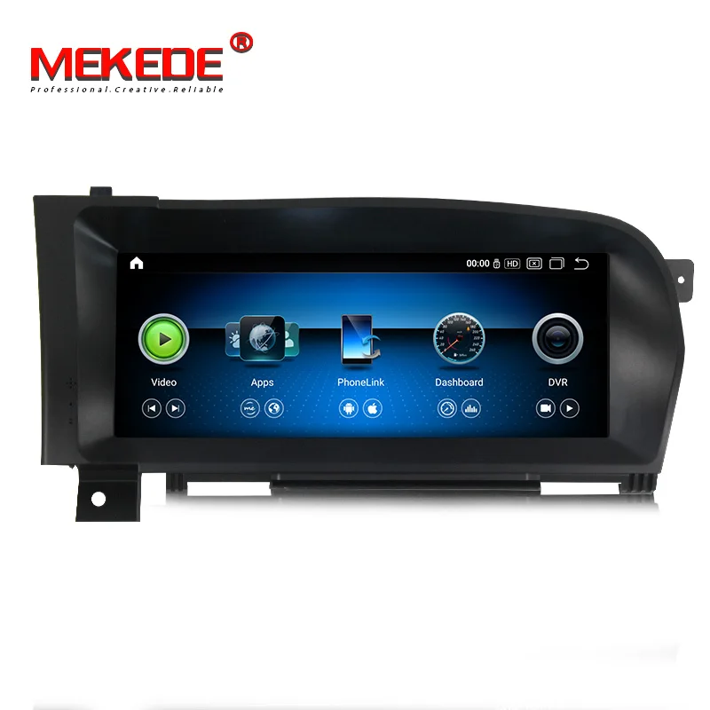 1920*720 Snapdragon 625 Android 10.0 car radio player for Mercedes Benz S-Class W221 2006-2013 Built-in carplay GPS Navigation